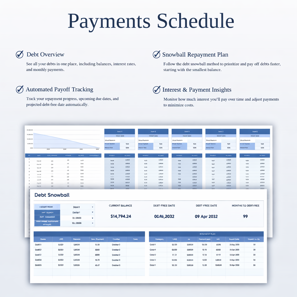 Ultimate Monthly Budget template for Excel & Google Sheets (all currencies)